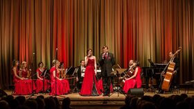 Flyer der Silvesterveranstaltung: Neujahrskonzert des Orchesters Ronny Heinrich in Berlin