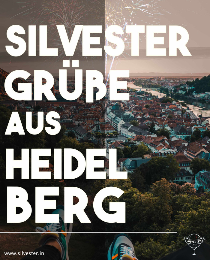  Sende an alle deine Freunde Grüße zum Jahreswechsel aus Heidelberg! 