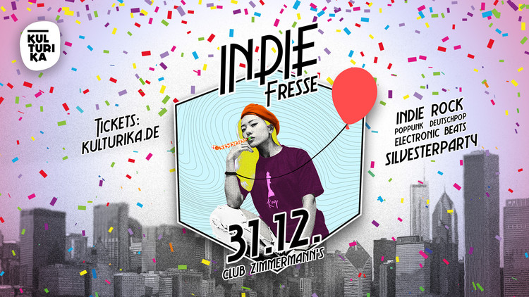 Silvesterveranstaltung: Indie Fresse Silvester Party im Club Zimmermanns 2023/2024