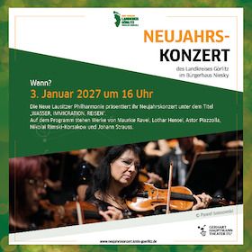 Neujahrskonzert 2027 im Bürgerhaus Niesky