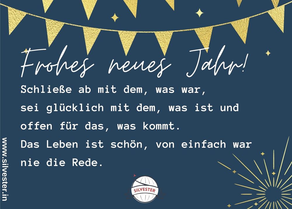 Weise Silvester-Grüße