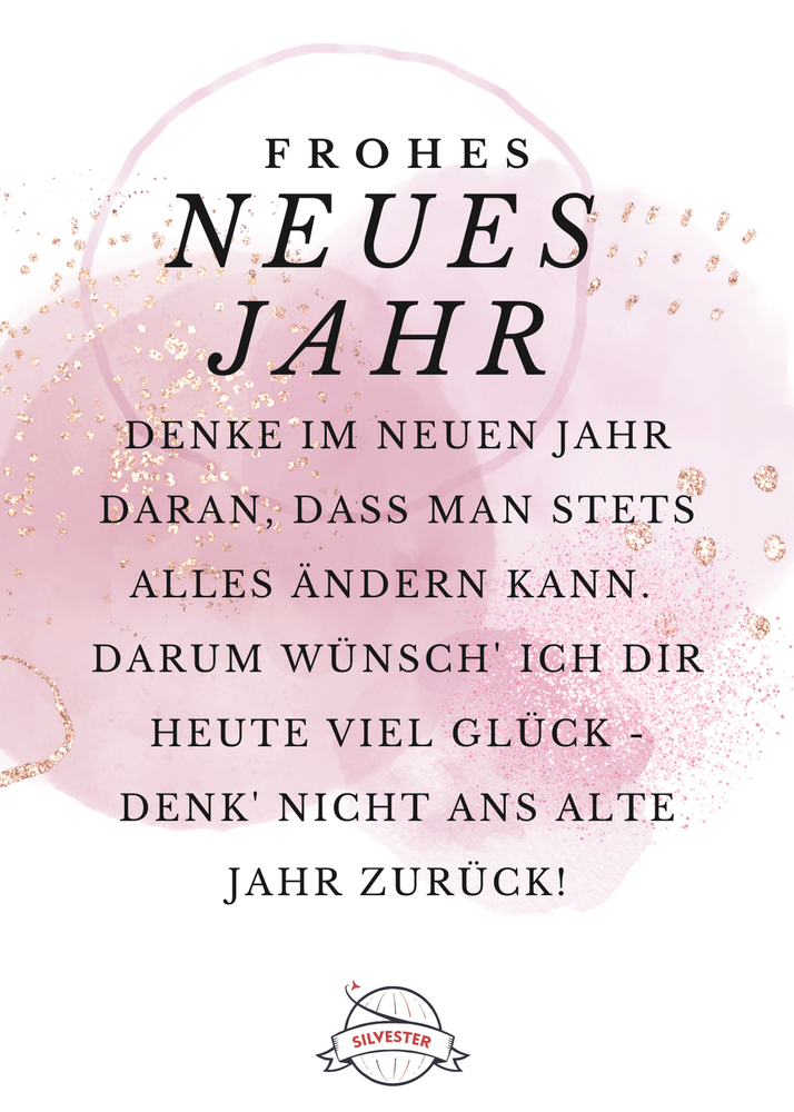 Silvester-Grüße für die Liebsten